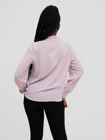 The Fashion Frenzy Blouse Top - Pink - Shopzetu