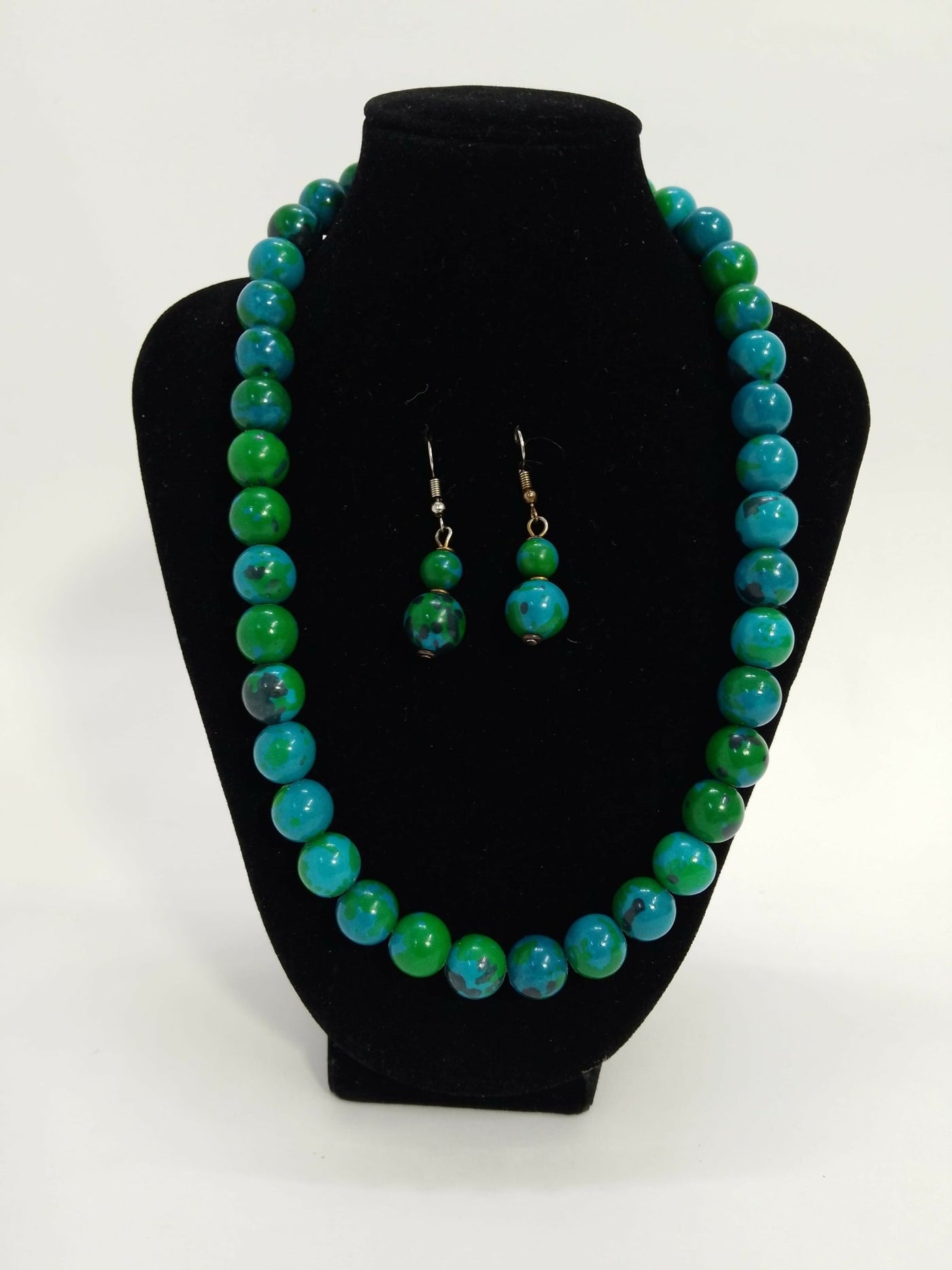 Klewisia Closet Beaded Necklace - Green - Shopzetu