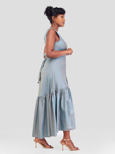 Safari by Vivo Kikoy Wrap Dress - Frost