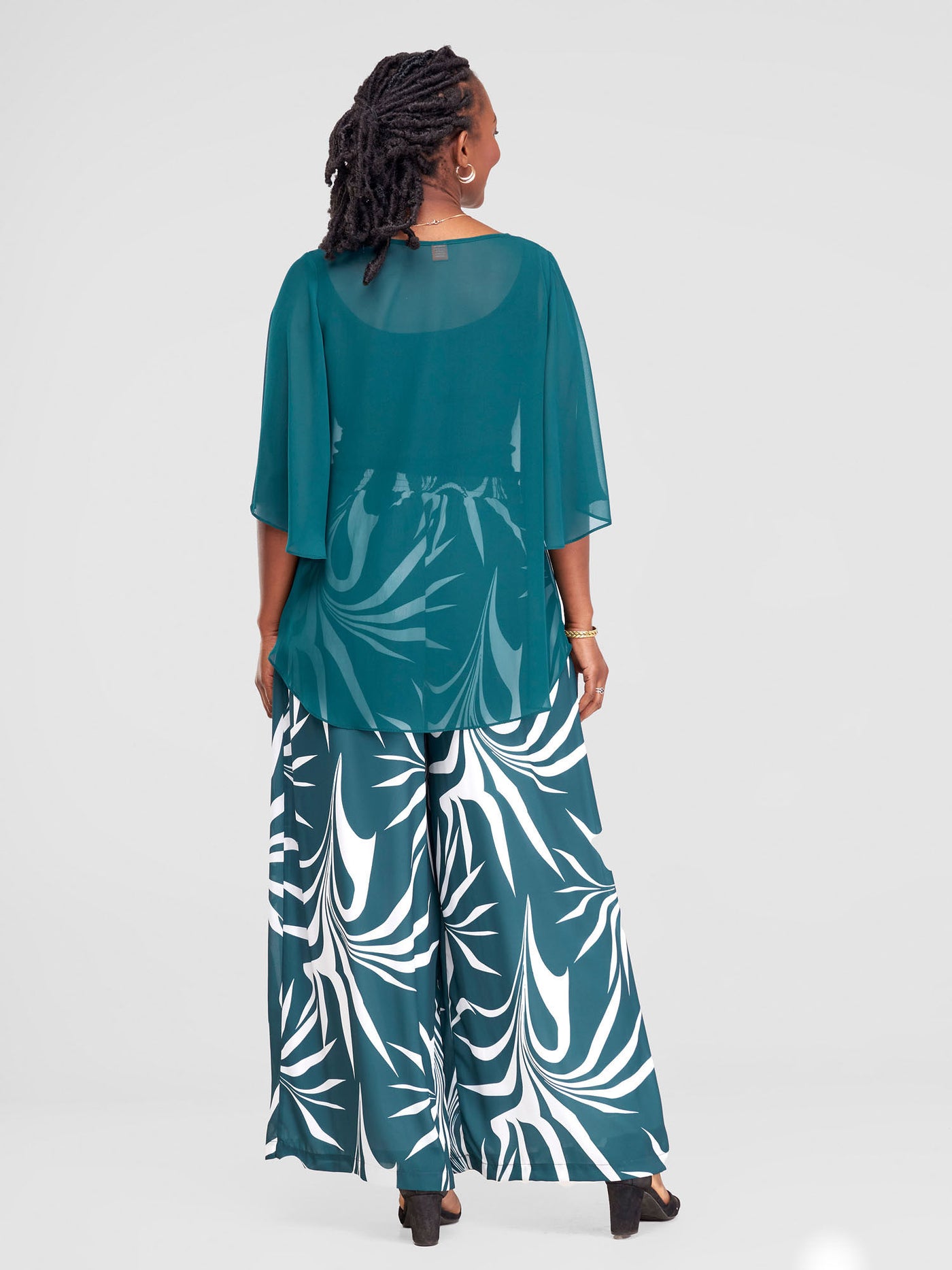 Vivo Asha High Low Top - Teal - Shopzetu
