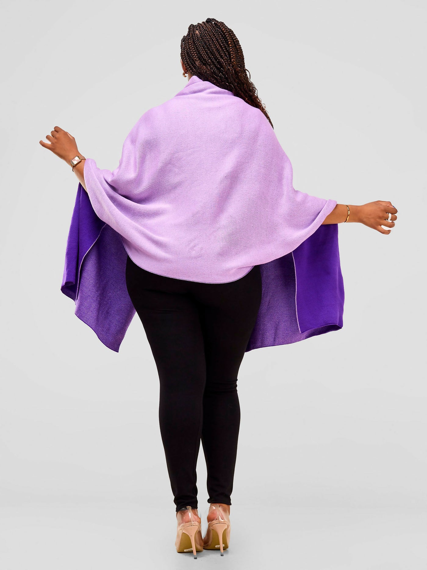 Stunner Poncho - Lilac Purple