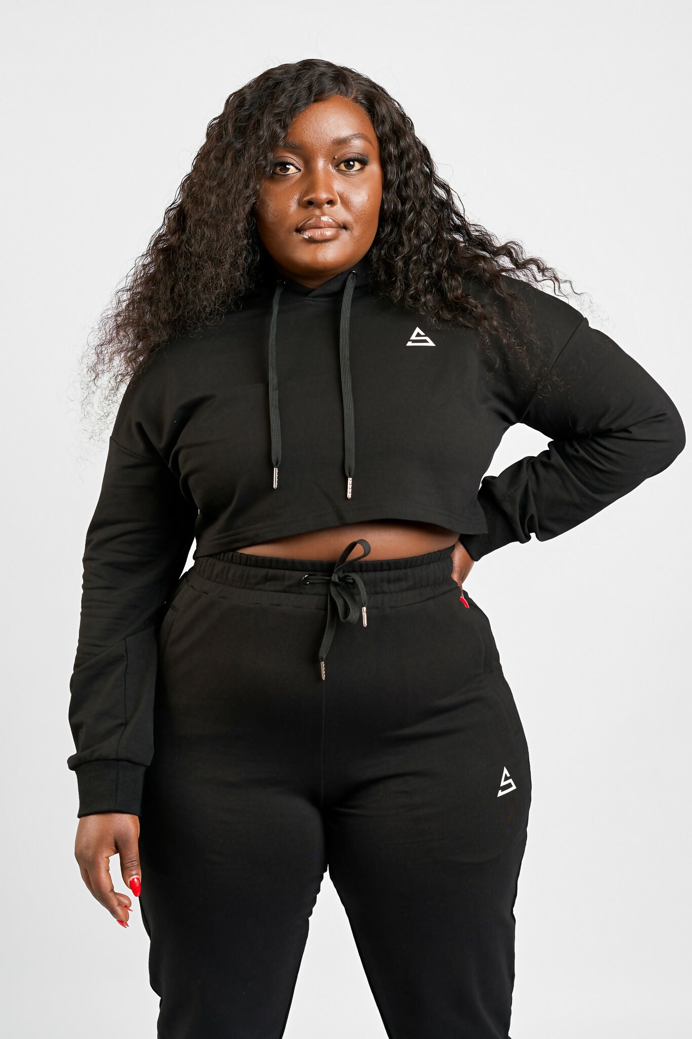 Rotator Active Wear Women's Lifestyle Tracksuit Set - Black - Shopzetu