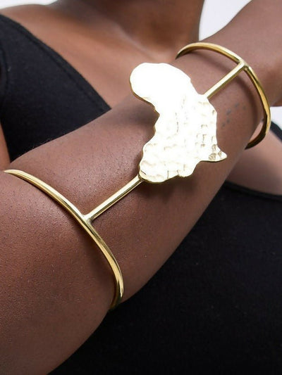 Purely Brass Kamili Bracelet - Brass - Shopzetu