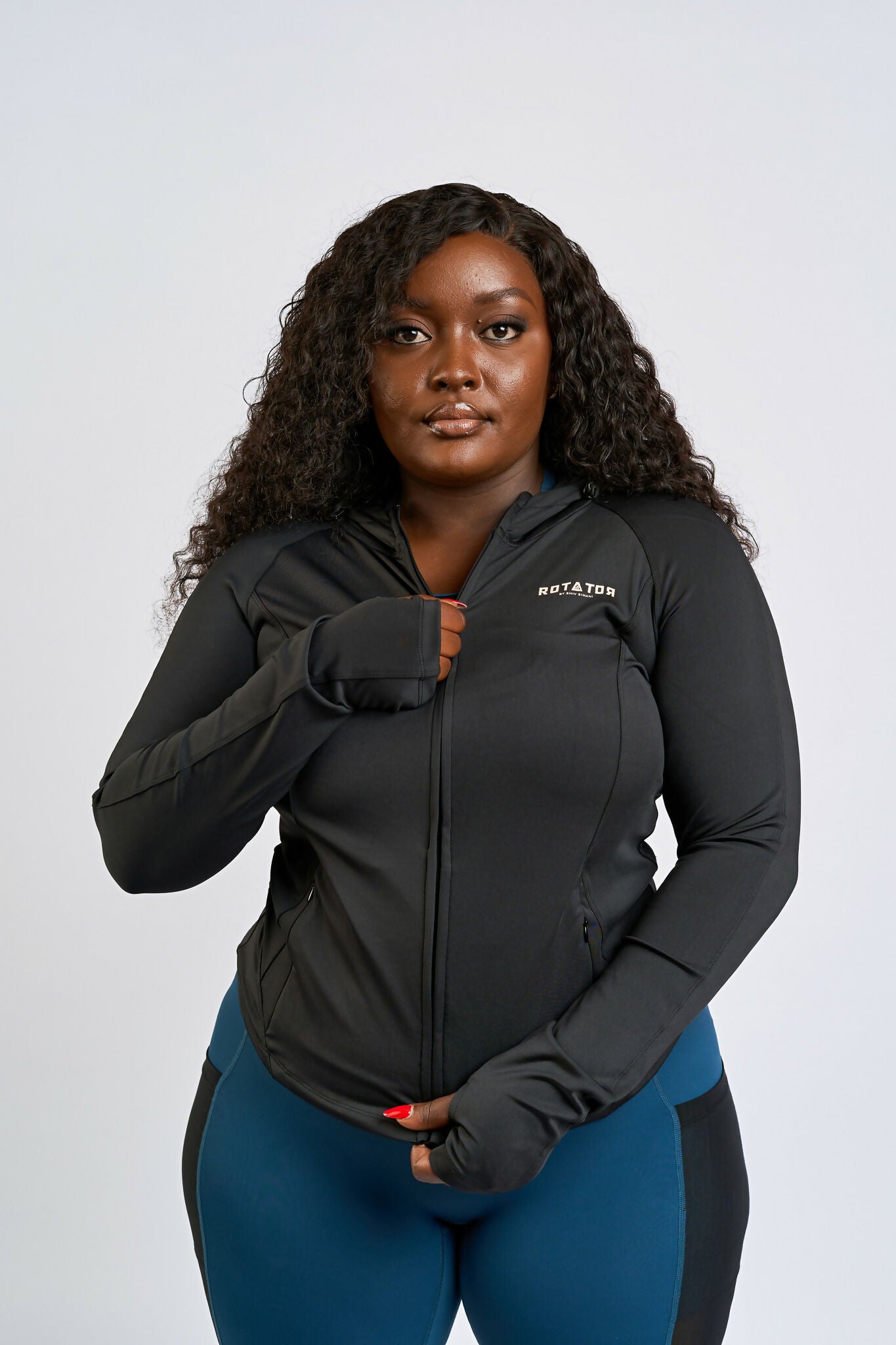 Rotator Active Wear Women's Performance Jacket - Black - Shopzetu