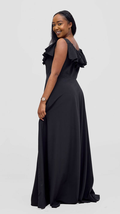 Kakiba Collections Rosy Dress - Black - Shopzetu