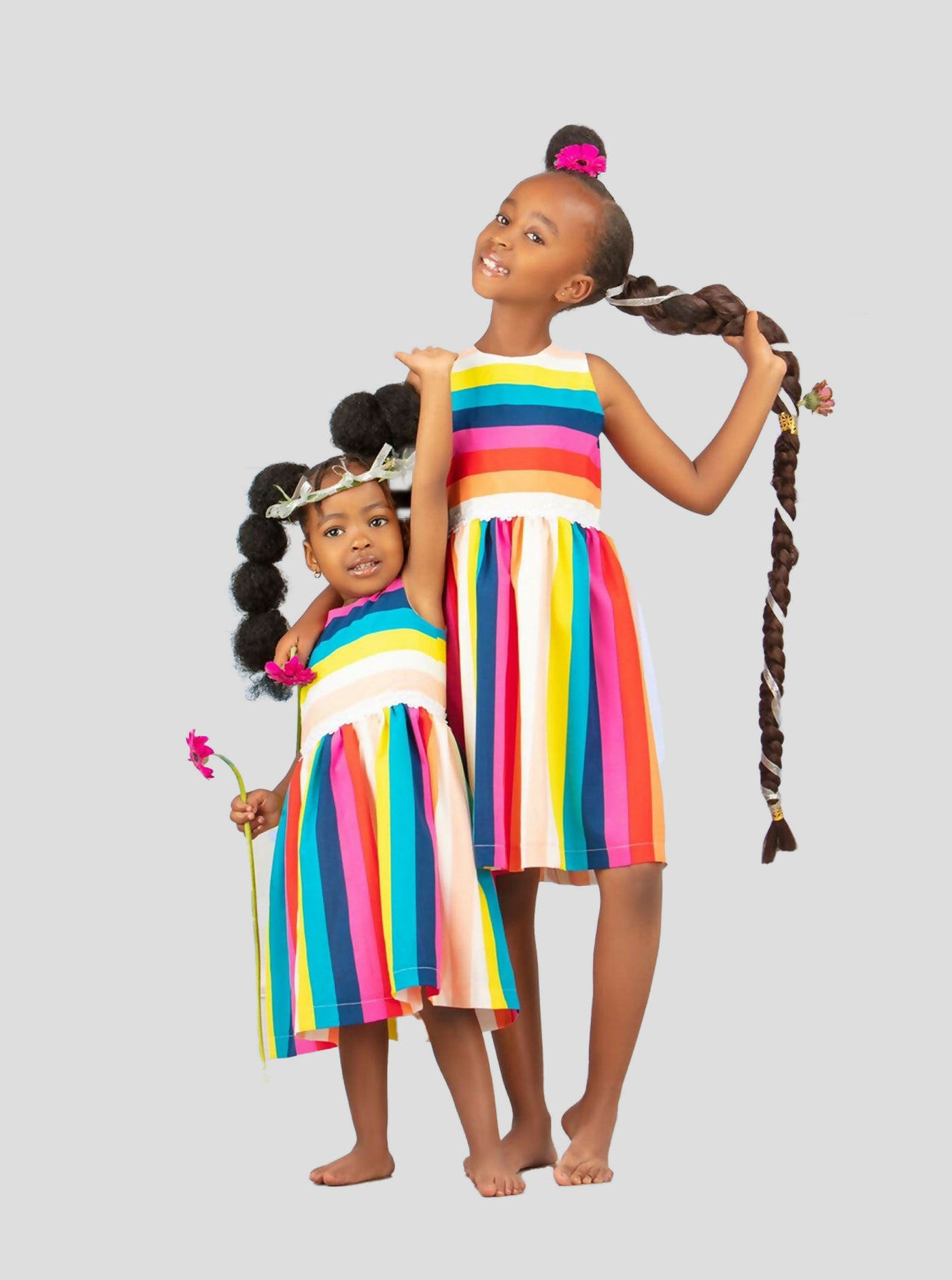 Knk Rainbow Dress - Multicolored