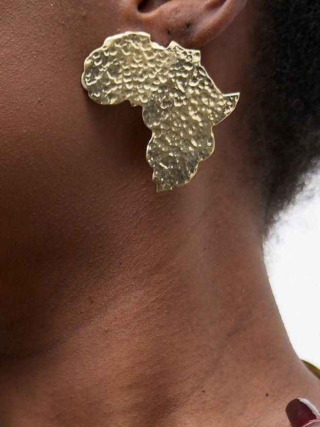 Purely Brass Kamili Earring - Brass - Shopzetu
