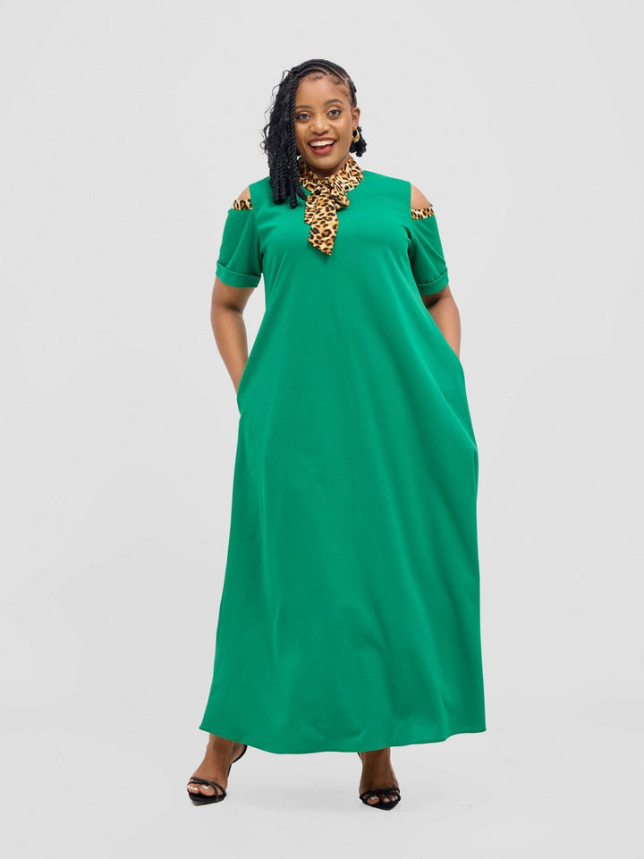 Jolly Fancy Wear Chui Dress - Green - Shopzetu
