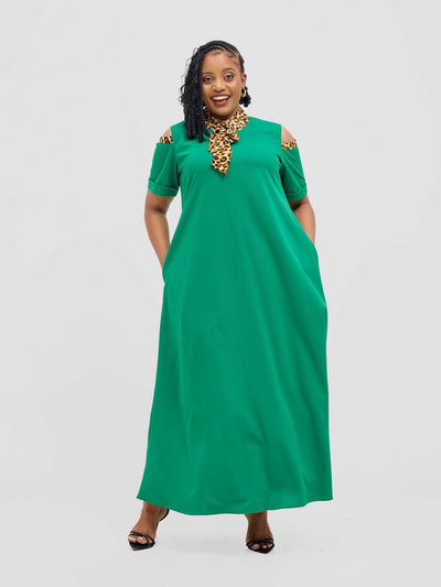 Jolly Fancy Wear Chui Dress - Green - Shopzetu