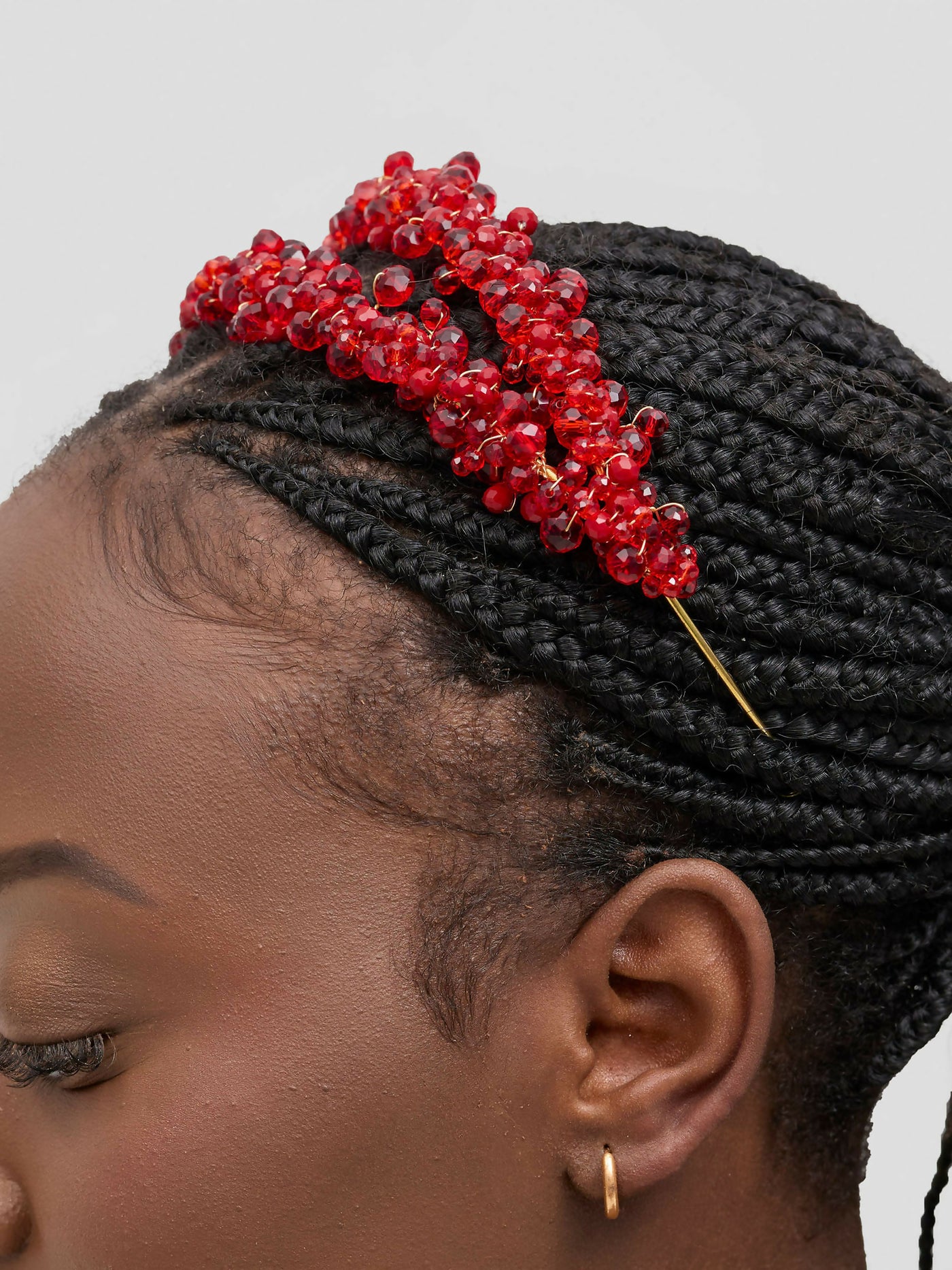 Yaakunte Sikito Double Headpiece - Red - Shopzetu