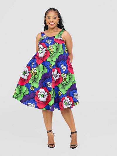 Prettygline Ndikile Aline Dress - Multicolored - Shopzetu