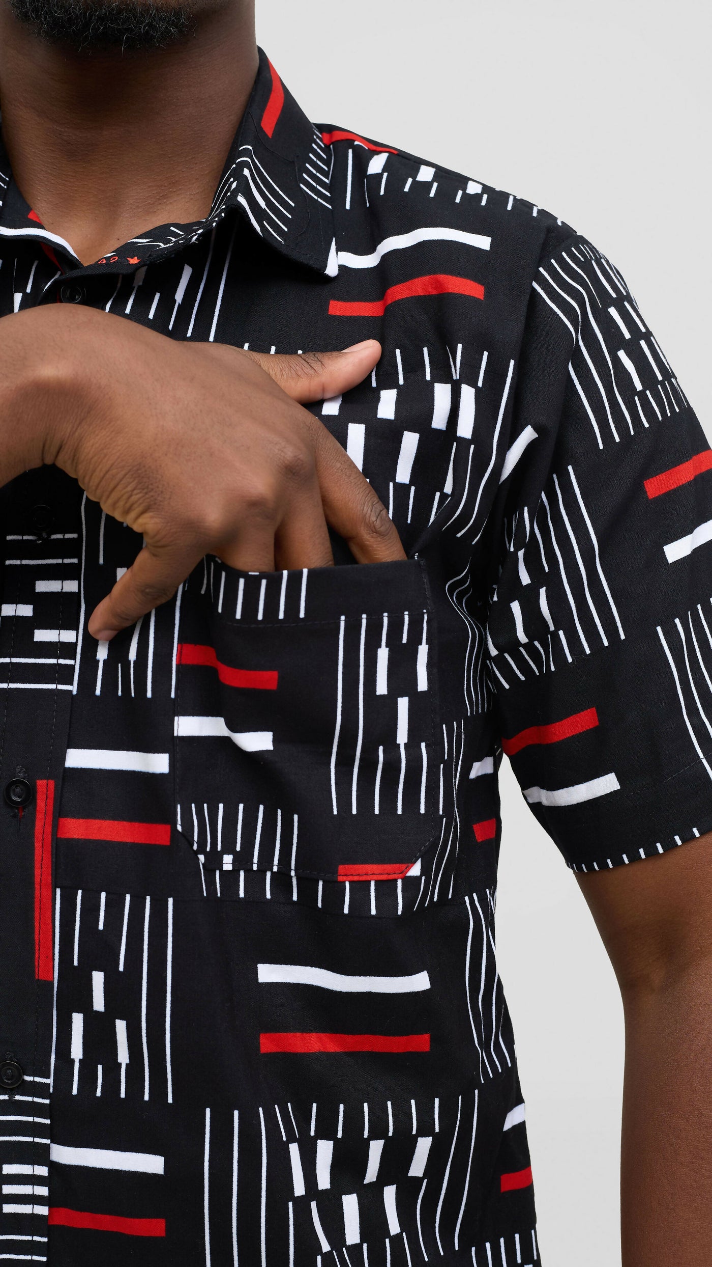 Rafiki Thread African Heritage Shirt - Black