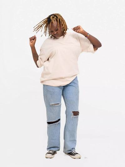 Nairodrip Wash T-shirt - Beige - Shopzetu