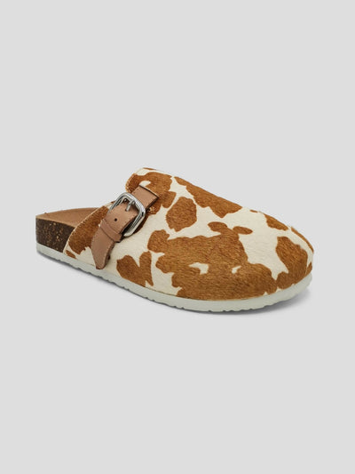 Julz Nahla Closed Sandal - Cow Print - Shopzetu