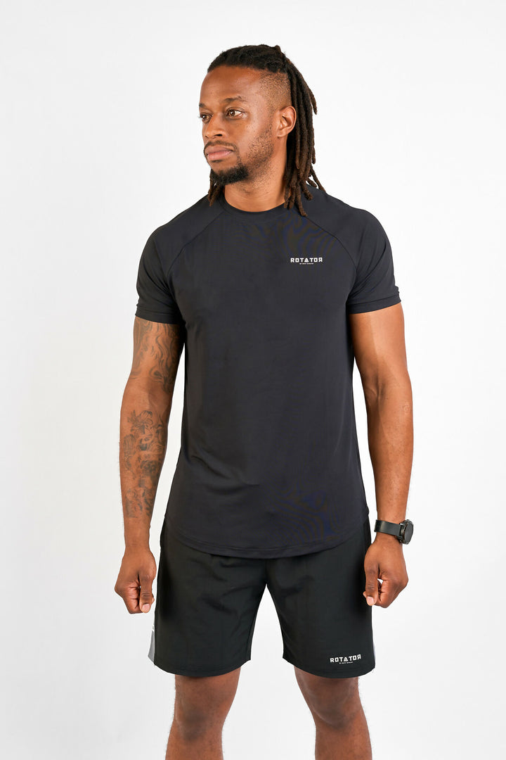 Rotator Active Wear Sports T-Shirt - Black - Shopzetu