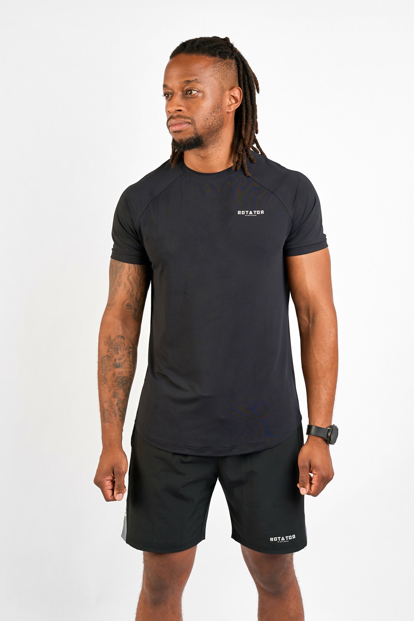 Rotator Active Wear Sports T-Shirt - Black - Shopzetu