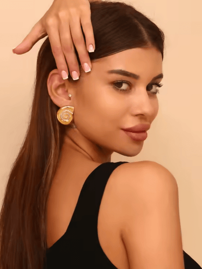 Eloise Non Tarnish Earring - Gold / Silver - Shopzetu
