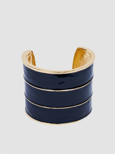 Accessorize With Style Buckle Bracelet - Dark Blue - Shopzetu
