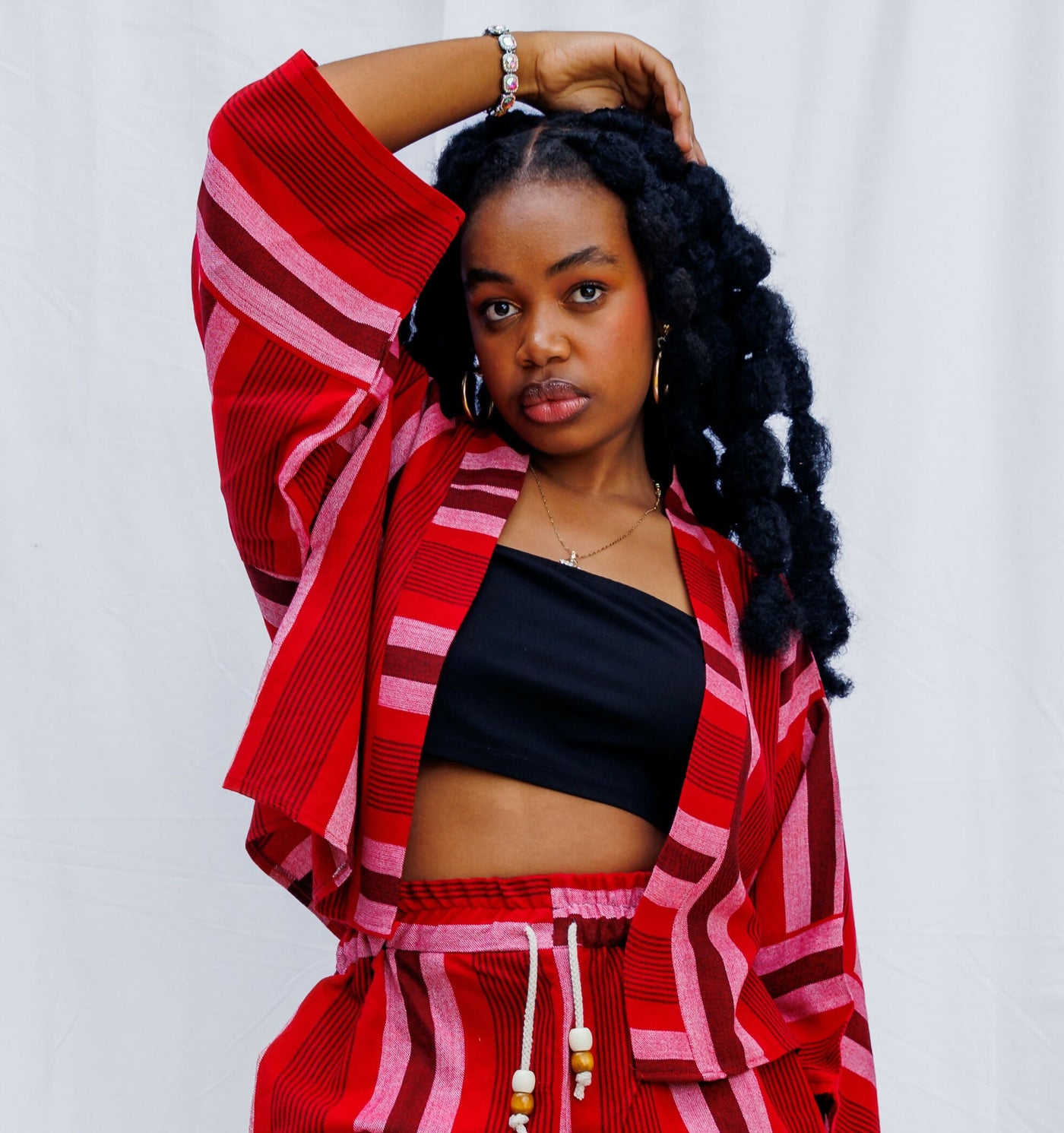 Liquid Lemn Zambarau Coat - Red
