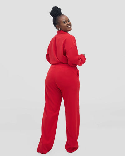 Izulu Gakenge Set - Red - Shopzetu