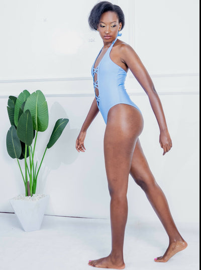 Shells Attic Swimwear Suit - Blue - Shopzetu