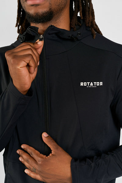Rotator Active Wear Mens Performance Jacket - Black - Shopzetu