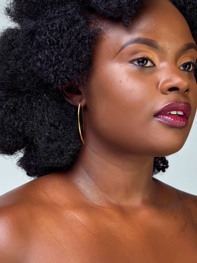 Kijivu Creatives Mkato Earring - Brass