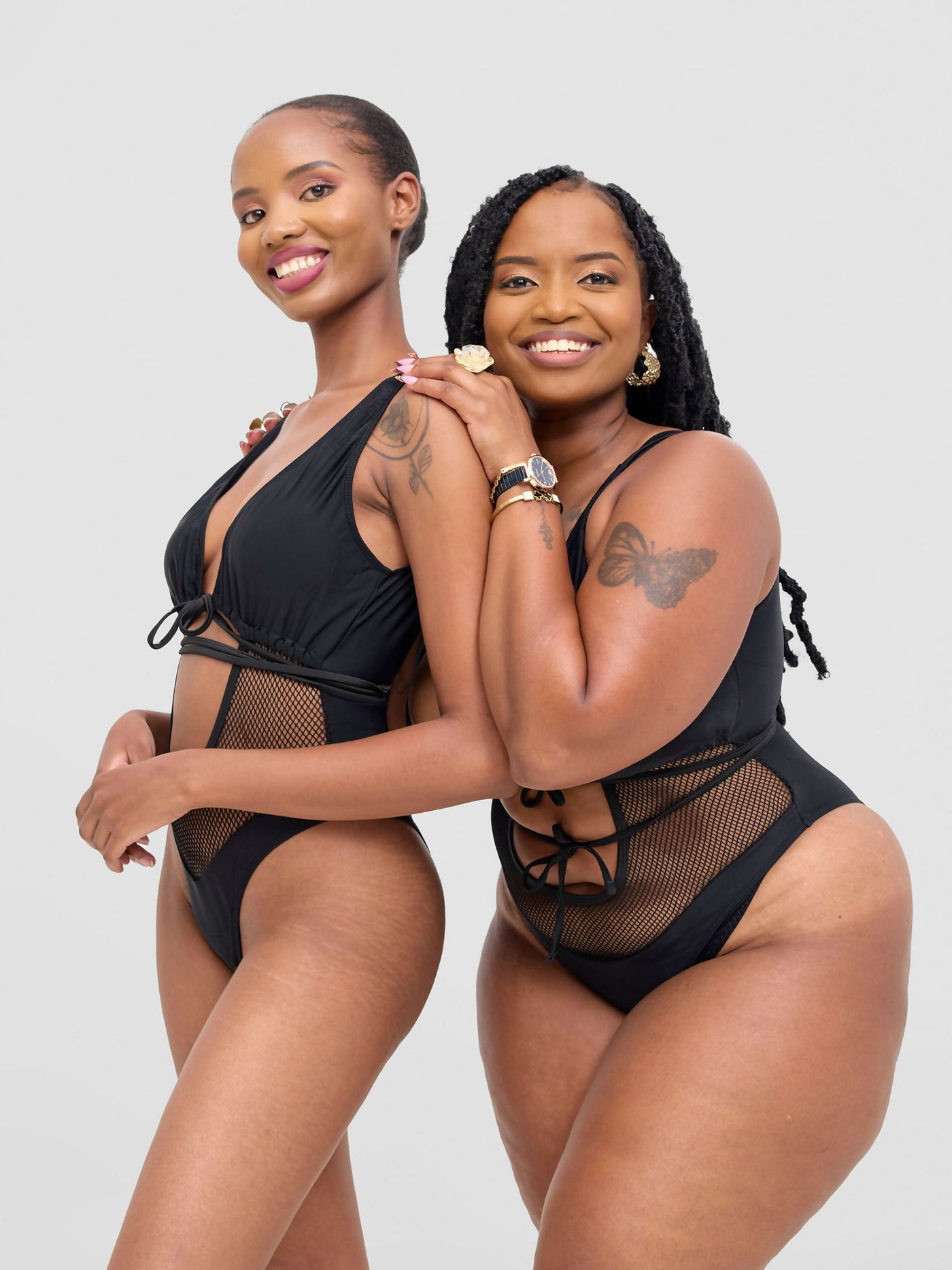 Shells Attic Monokini Swimwear Suit - Black - Shopzetu