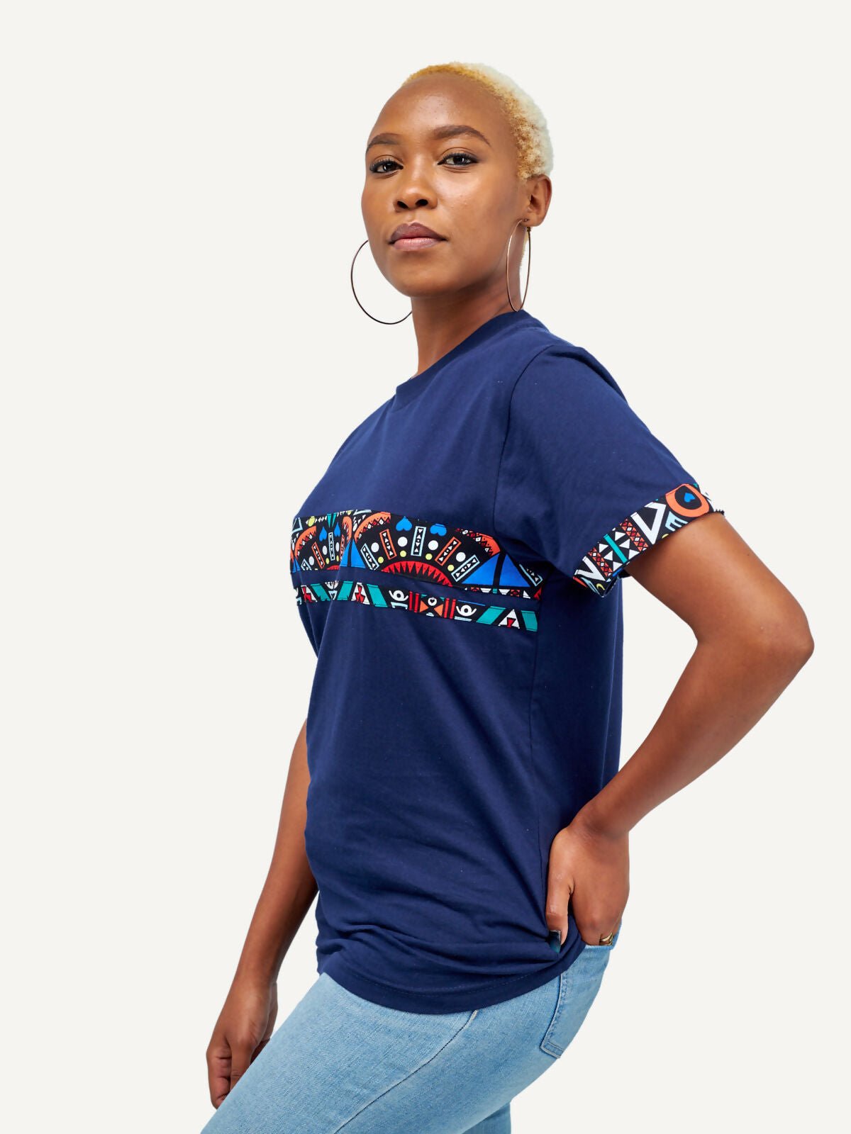 Kitu Kali Premium T-shirt - Navy Blue - Shopzetu