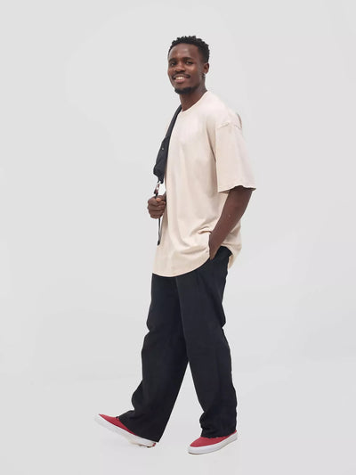 Nairodrip Wash T-shirt - Beige - Shopzetu