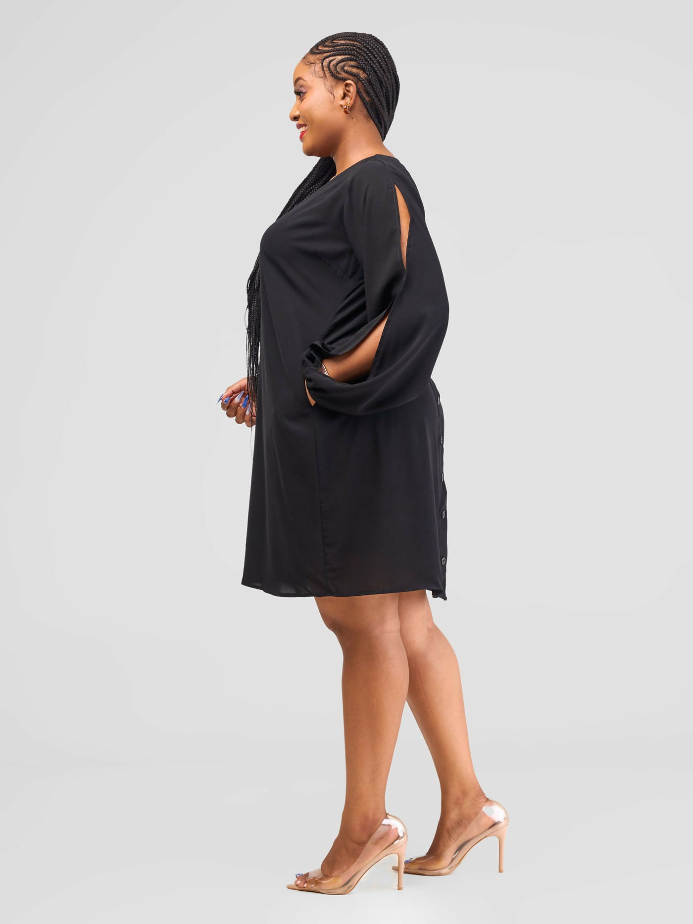 Salok Havilah Wear Masaka Shift Dress - Black