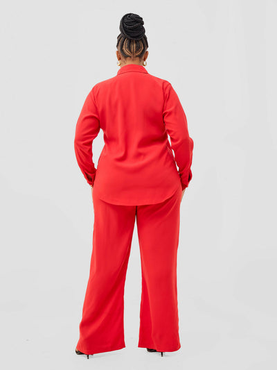 Bosi Pallazo Set - Red - Shopzetu