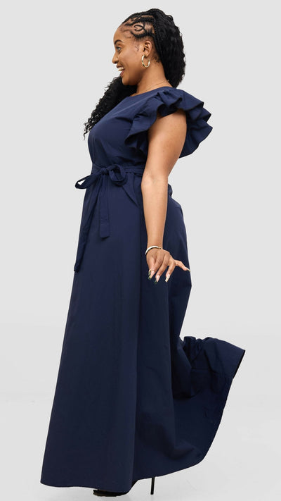 Magali Designs Nandi Dress - Navy Blue - Shopzetu