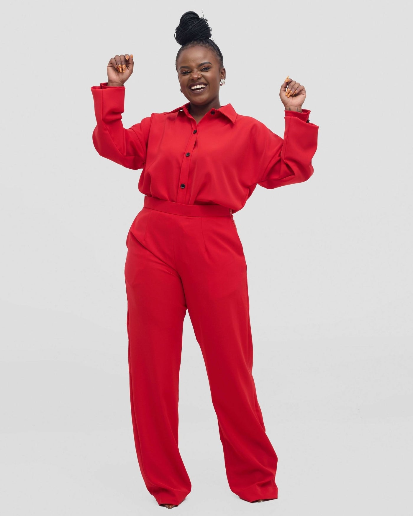 Izulu Gakenge Set - Red - Shopzetu