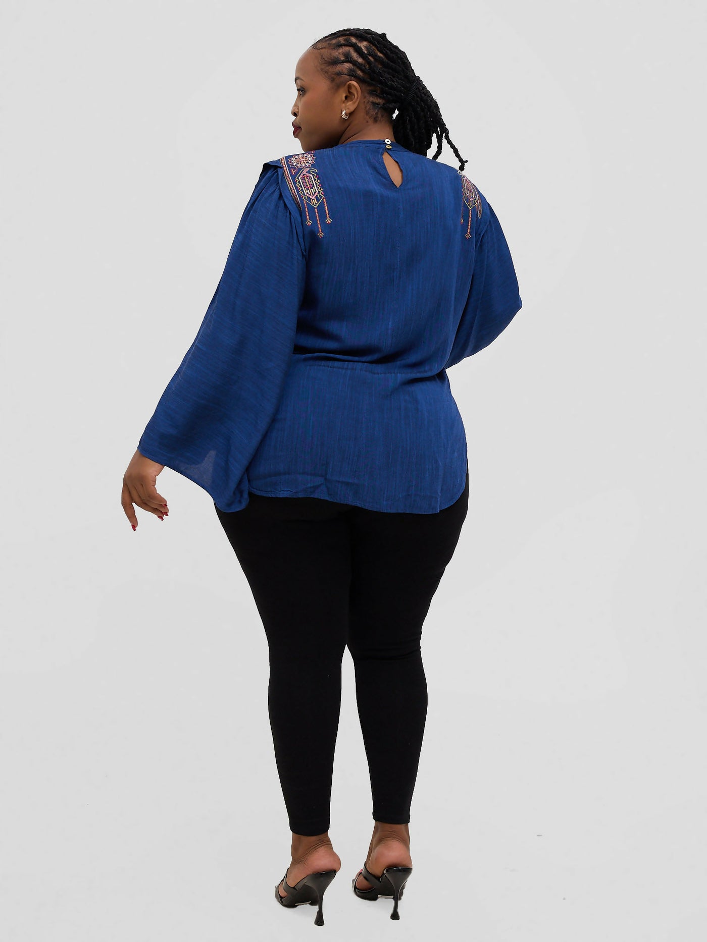 Zuana Kenya Top - Blue - Shopzetu