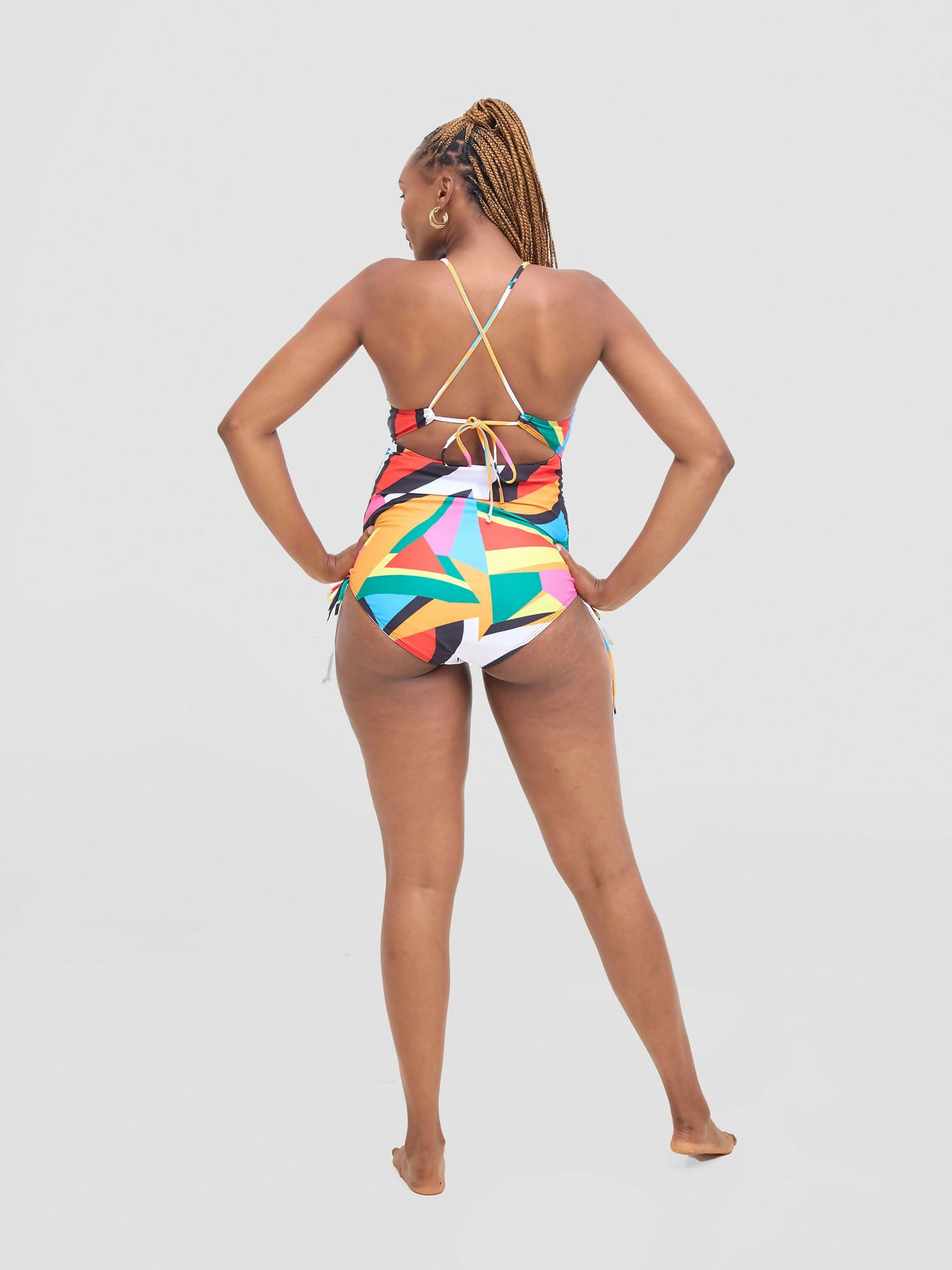 Shells Attic Monokini Swimwear Suit - Multicolored - Shopzetu