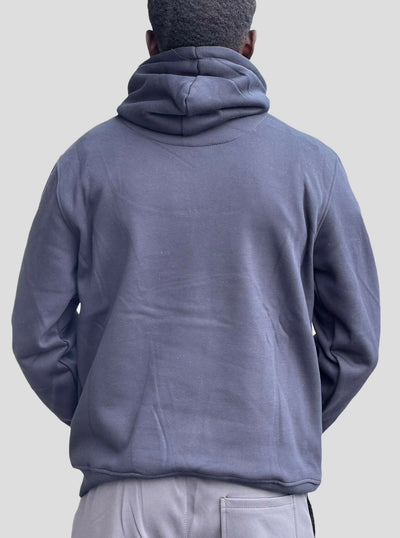 Stylish Brothers Unisex Heavy Cotton Non Fade Hoodie - Navy Blue - Shopzetu