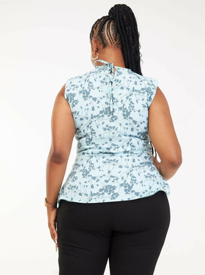 Kakiba Collections Tracy Top - Blue - Shopzetu