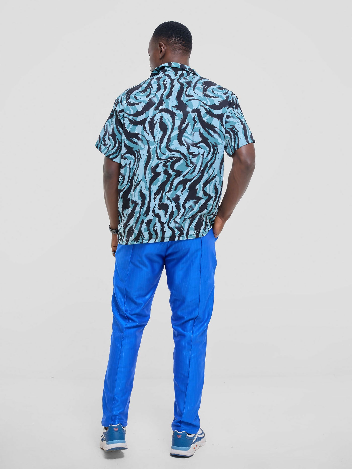 Kalungi Tulivu Unisex Pant - Blue - Shopzetu
