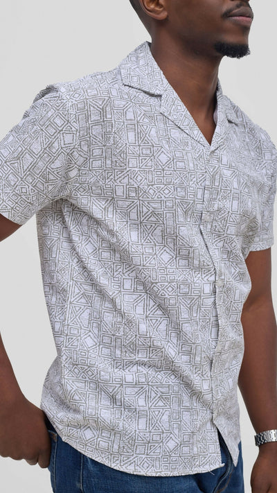 Kitu Kali TP Fabric 1 Shirt - Cream - Shopzetu