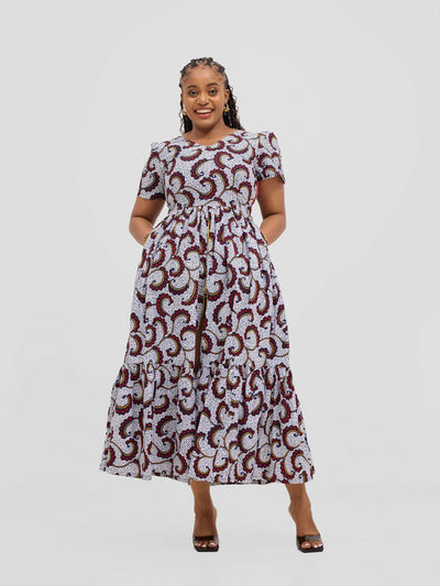 Gravio Fashions Abeba Dress - Floral - Shopzetu