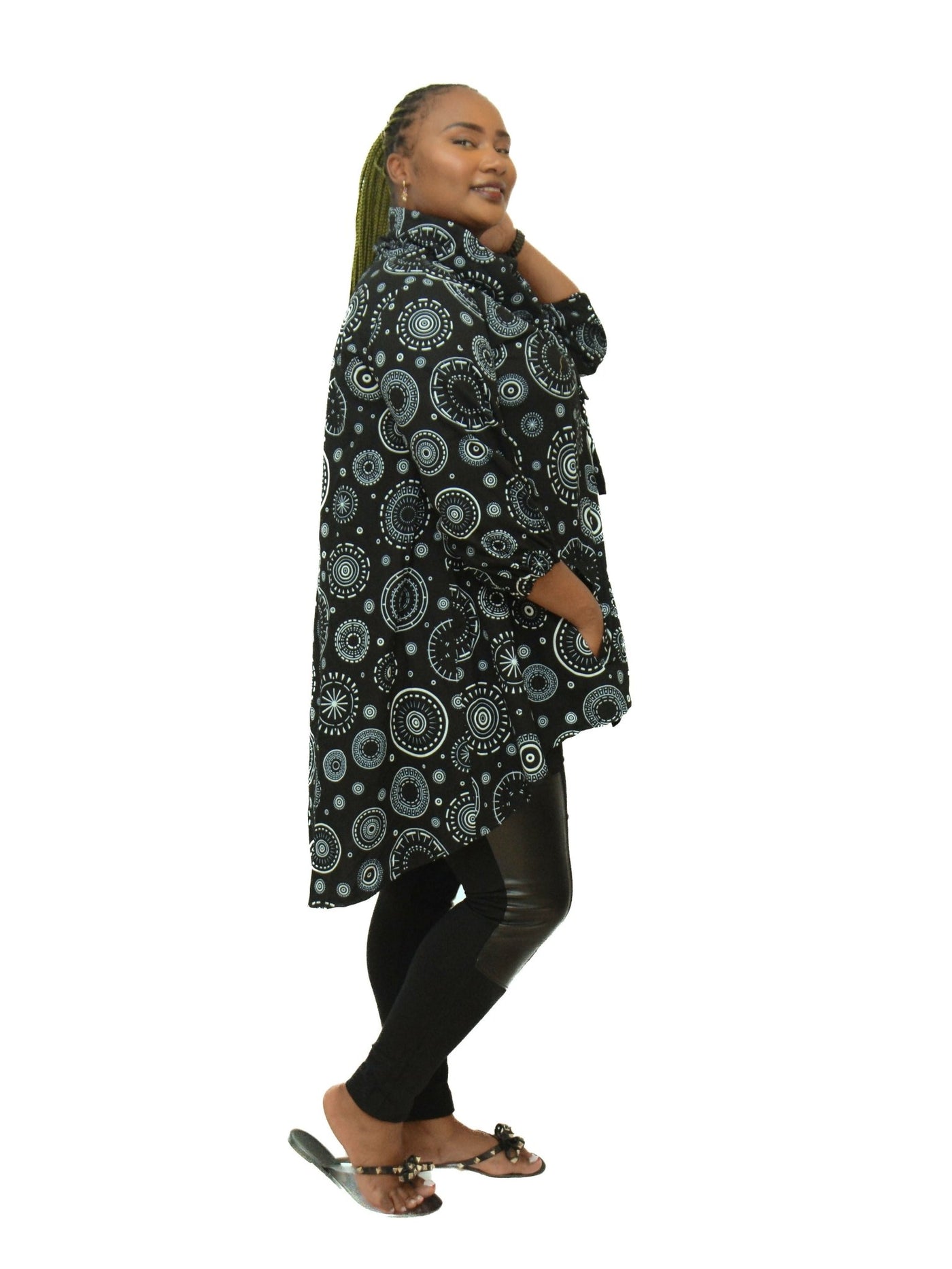 Colt Tops - Black Print - Shopzetu