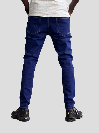 Stylish Brothers Men Related Fit Jean - Blue - Shopzetu