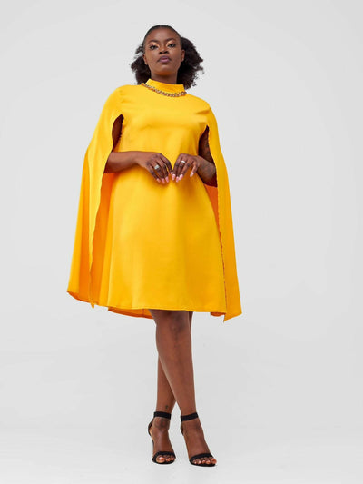 StylishSisters Dress - Mustard - Shopzetu