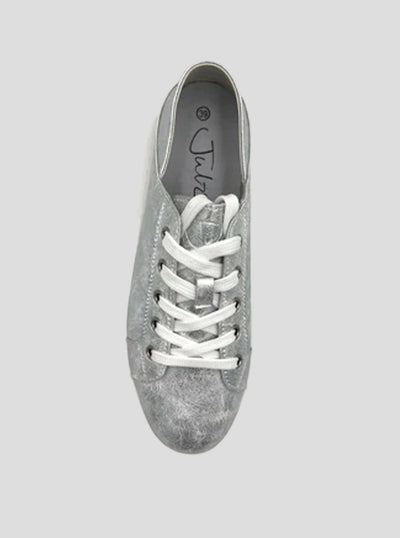Julz Valentina Matte Sneaker - Silver - Shopzetu