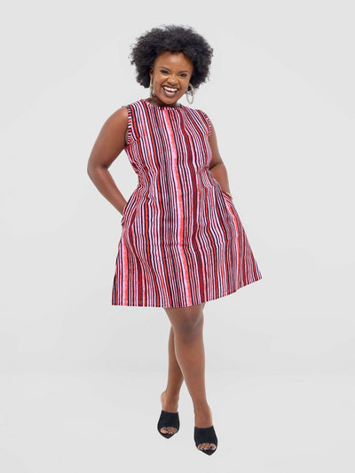 Lokali Dala Shift Dress - Pink - Shopzetu