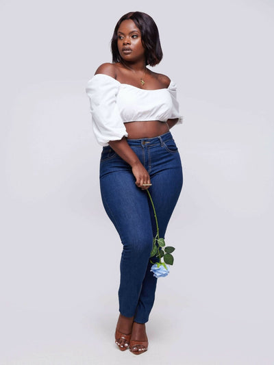 Hekaya Shay Top - White - Shopzetu