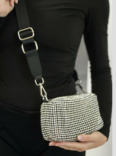Julz Bethany Diamanté - Black / Cream - Shopzetu