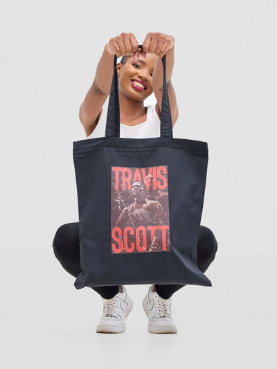 Bloom Apparels Travis Scott Tote Bag - Black - Shopzetu