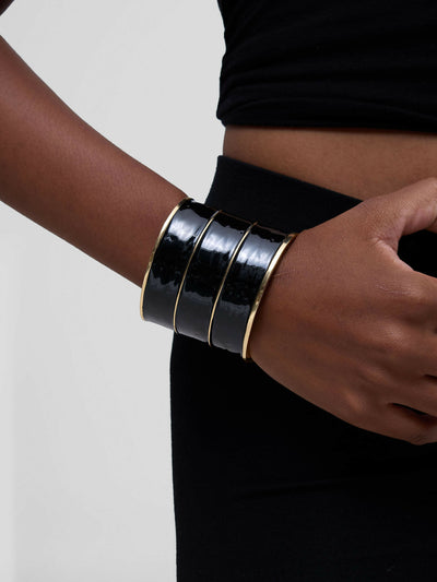Accessorize With Style Buckle Bracelet - Dark Blue - Shopzetu